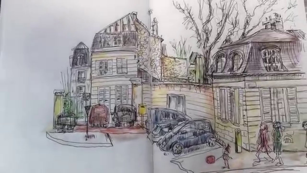 ✐ Dessiner dans son Carnet de Voyage - Près de chez soi
