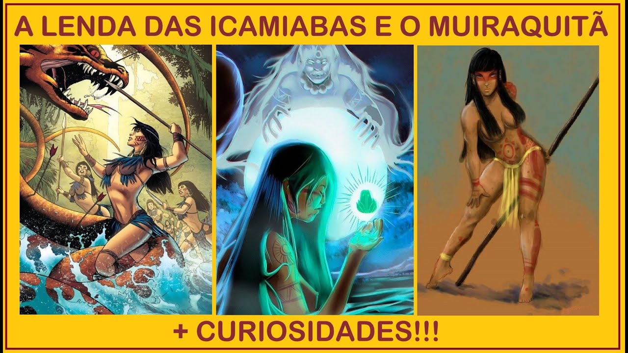 A lenda das Icamiabas (Amazonas brasileiras) e do Muiraquitã - Curiosidades!!! 🐸🏹