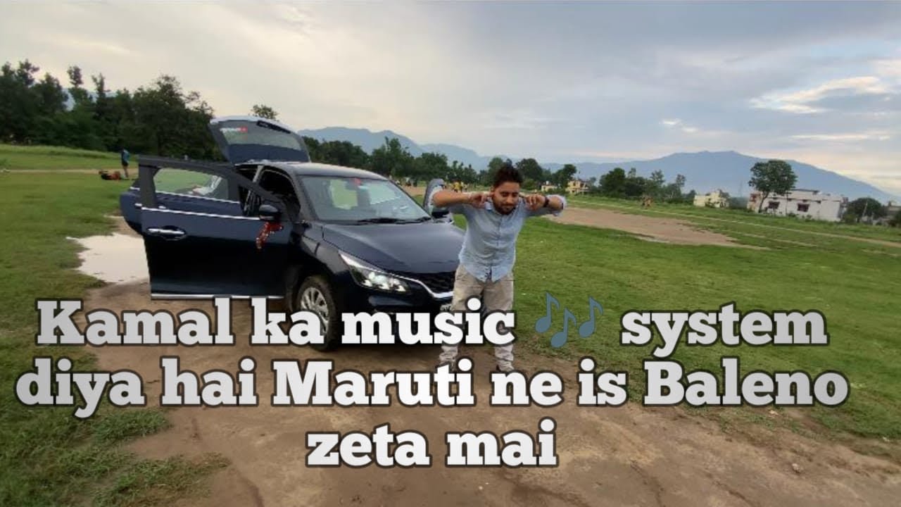My new Baleno zeta music system test || new Baleno zeta k Speaker test video
