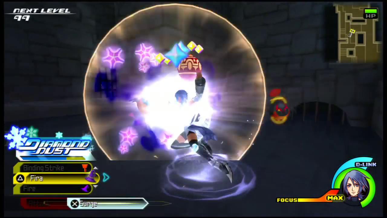 Kingdom Hearts Birth by Sleep TREASURES and CROWN STICKERS - Dwarf Woodlands [AQUA]