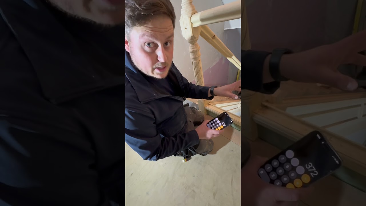 Как профессионально расположить балясины 👀💪🏽 #какэтосделать #балясины #лестница #лестничнаяплощад...