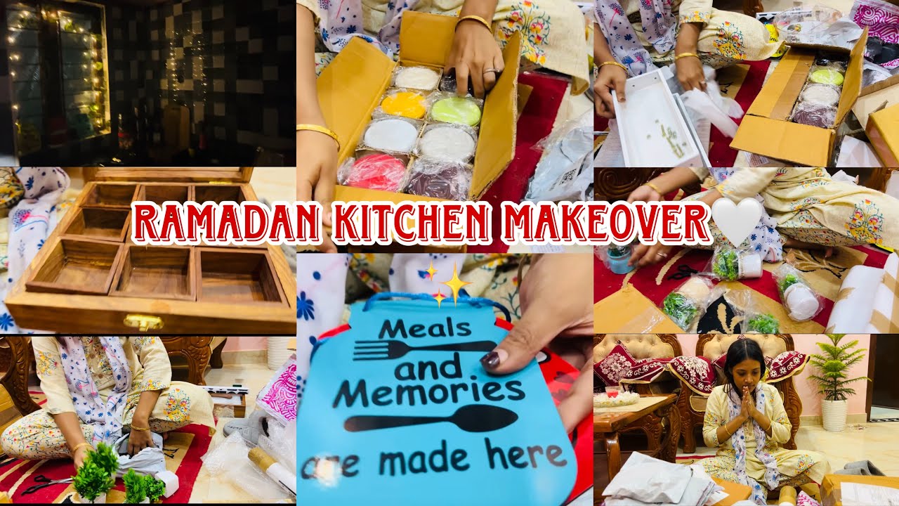 Ramadan Kitchen Makeover🤍✨|| Excited For the New Makeover ???|| Finally Ramadan is Coming😍