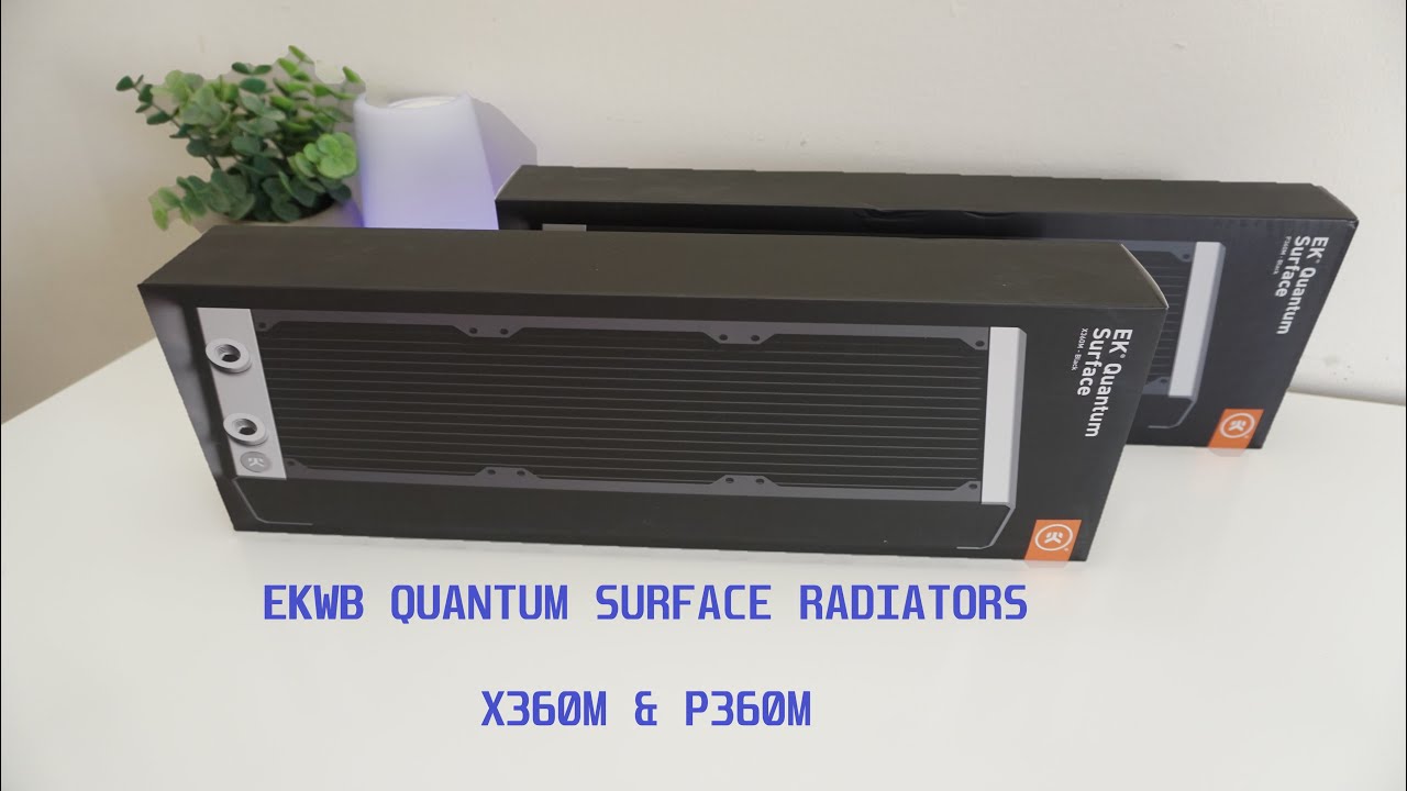 New EKWB Quantum Surface Radiator X360M & P360M