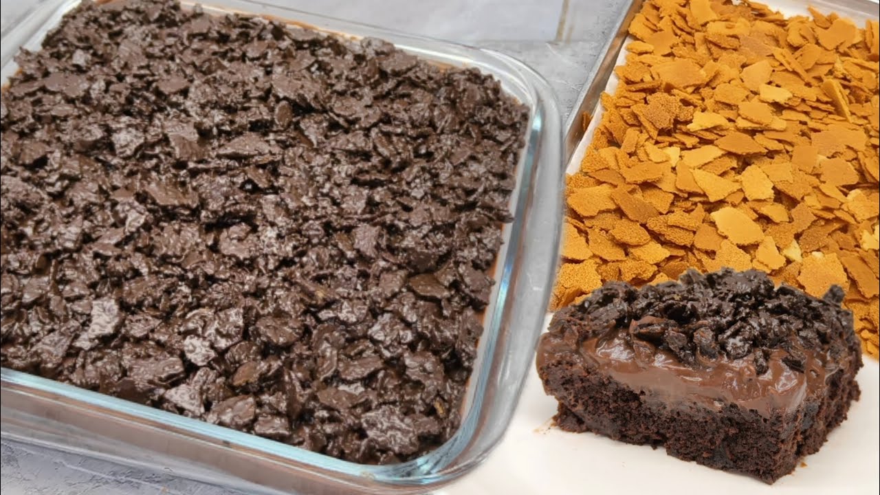 LAGI VIRAL!! COKLAT DREAM CAKE DENGAN TOPING FUEILLETINE YANG RENYAH SUPER NYOKLAT