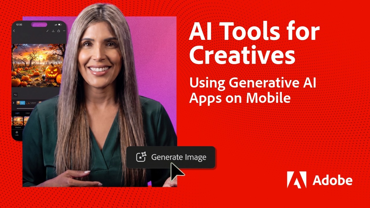 Using Generative AI Apps on Mobile | AI Tools for Creatives Powered by Adobe Firefly | Adobe