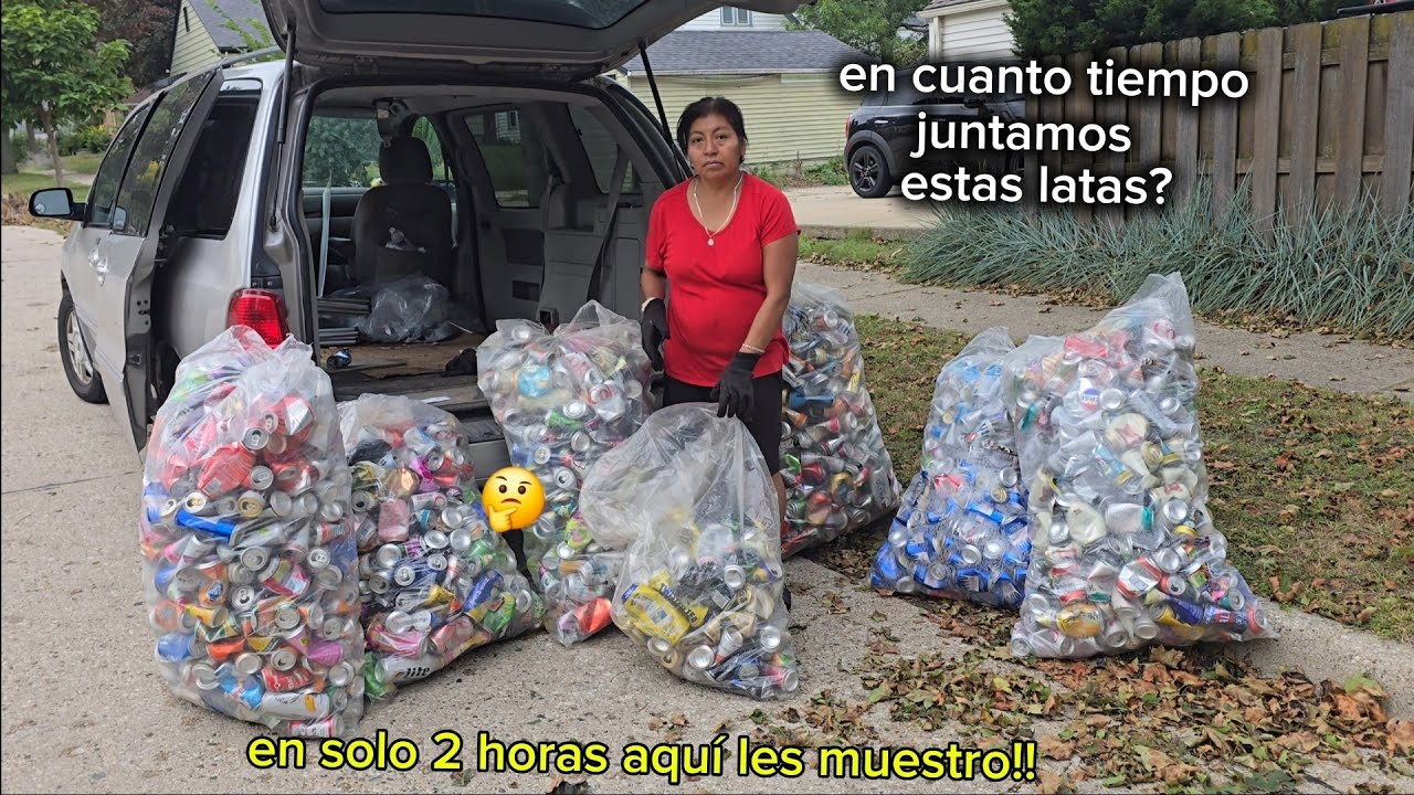En cuanto tiempo juntamos estás  latas?En solo 2 horas quieren ver?🤔