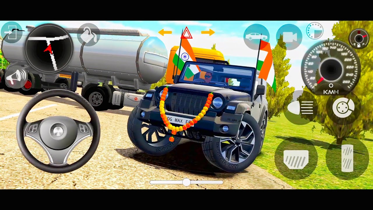 Modified Mahindra Thar😈Games:Indian Thar (Gadi Wala Games) Car Game Android Game - And roid Gameplay