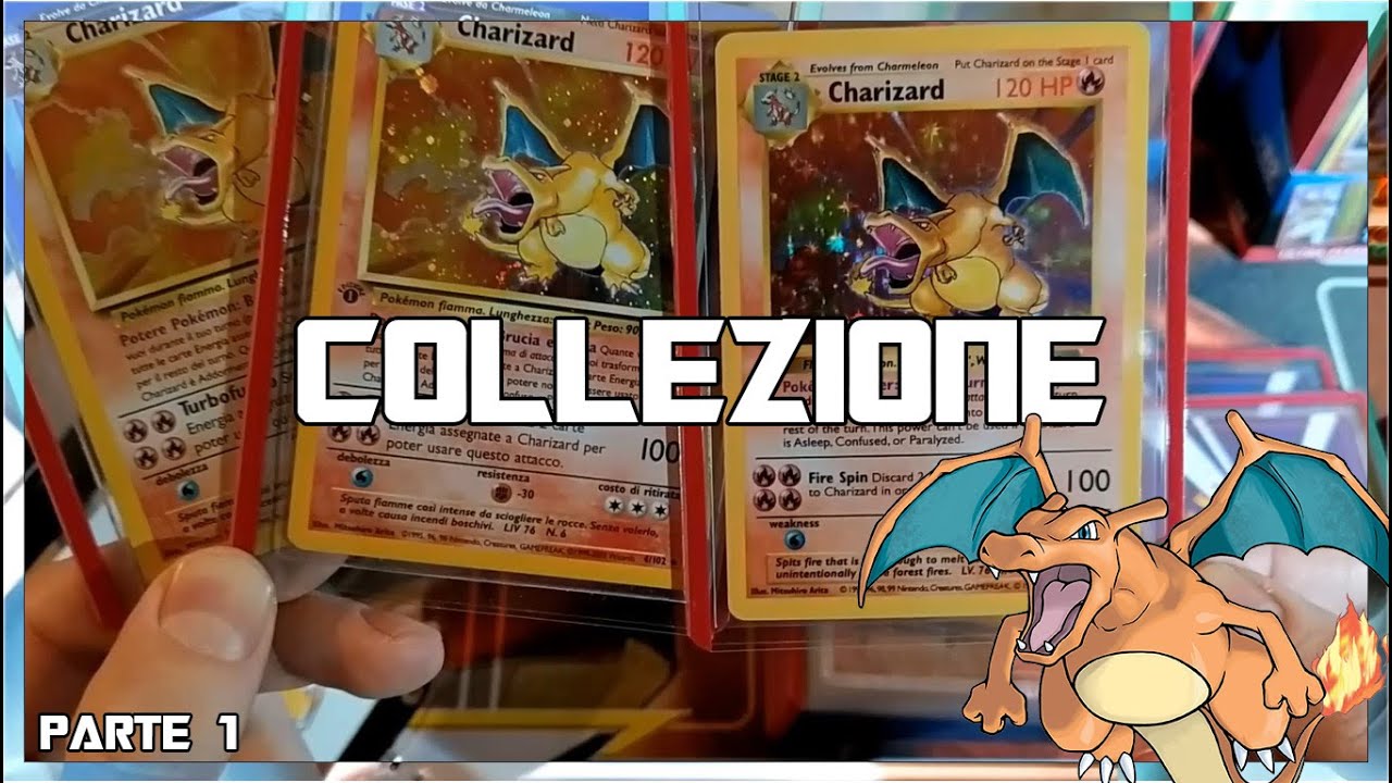 LA MIA COLLEZIONE DI CHARIZARD [PARTE 1] Carte Pokemon singole