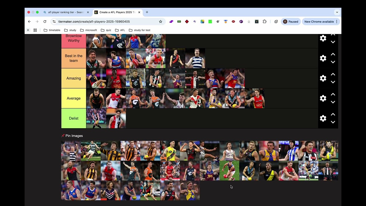 Best AFL Players — Ranked!