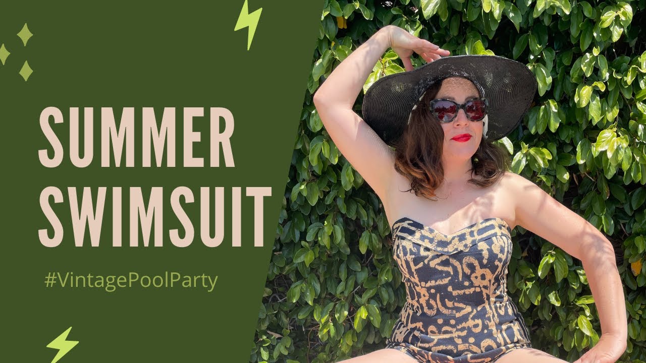 Sewing a 1950s Bathing Suit for Summer 