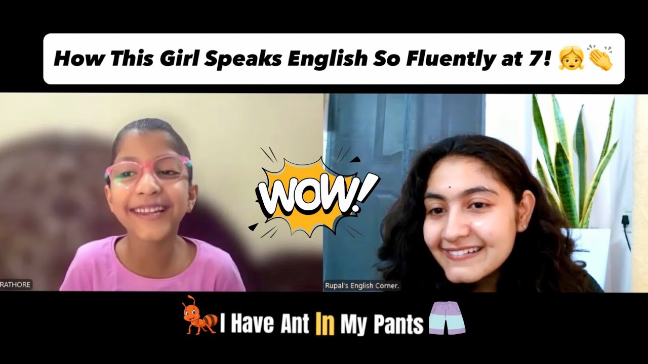 A 7-Year-Old Girl Speaks English Like a Pro | English Conversation Practice | Must Watch
