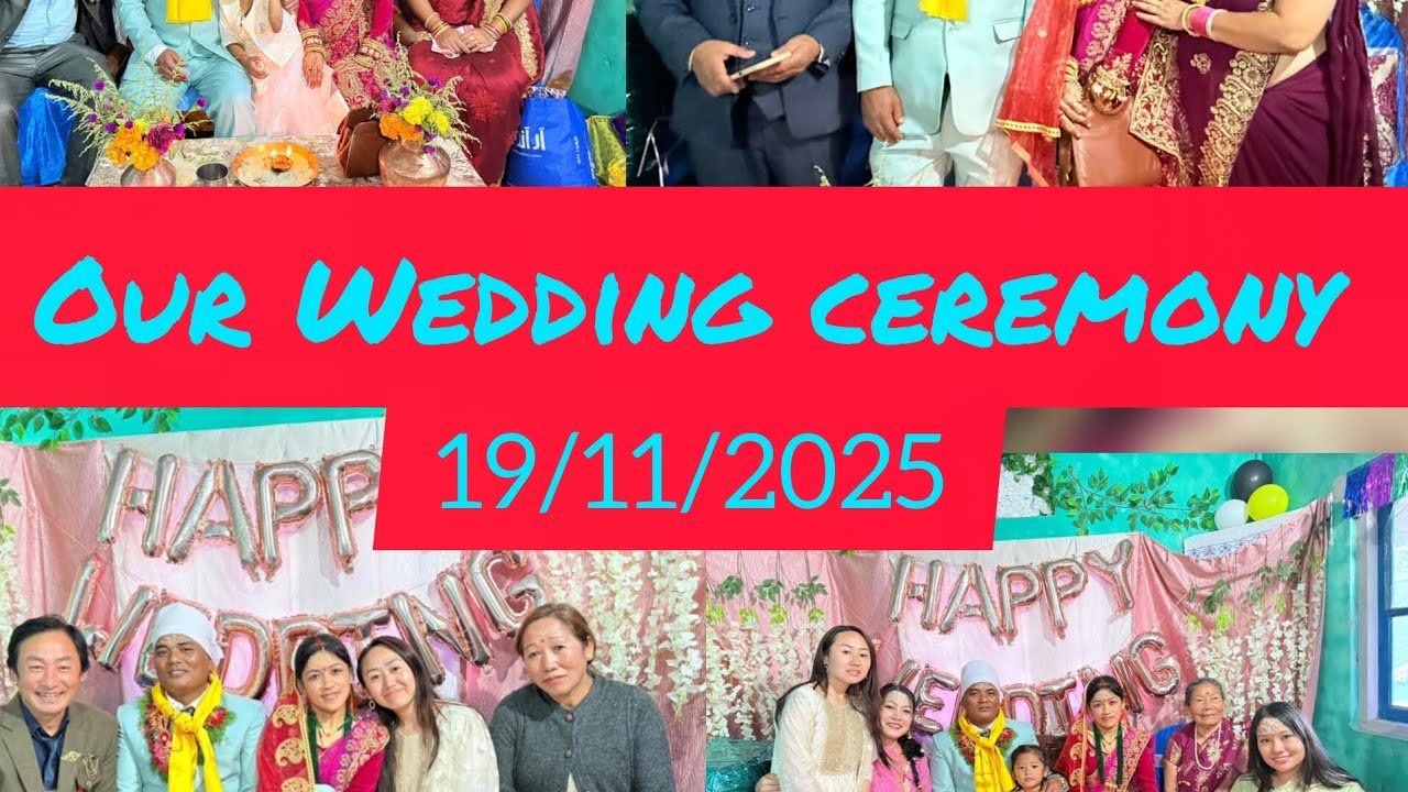19/11/2k25 Our Wedding ceremony #love #husbandwife #perfectpatnar #Gairibas#jaldhaka #kalimpong 