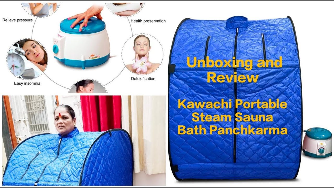 Kawachi Portable Steam Bath Review and unboxing | Home Steam Bath #steambath #wellness #trending