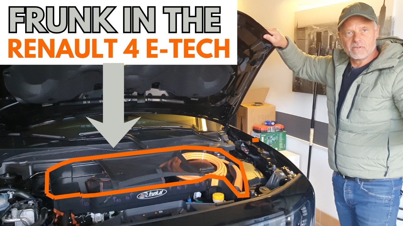 Much more storage space in the Renault 4 e-Tech! - Frunk - Product Presentation | frunk.at