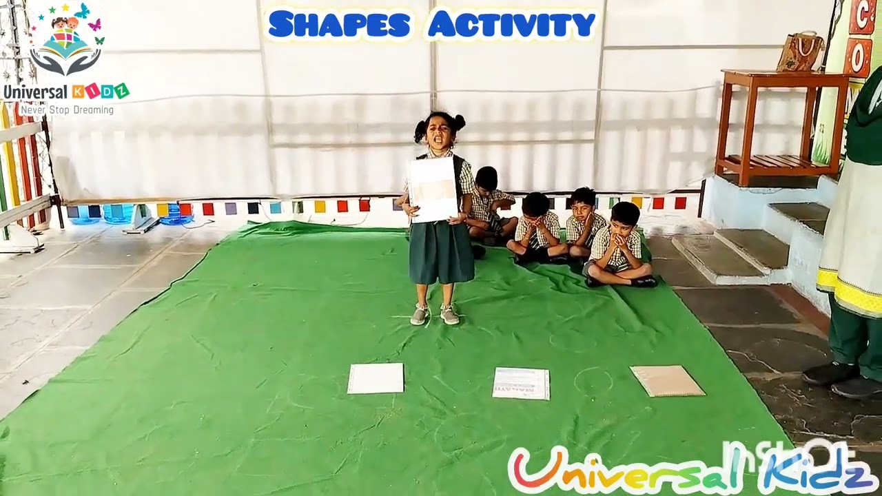 Shapes Activity # UNIVERSAL KIDZ Day Care & Pre - School @ Choutuppal.