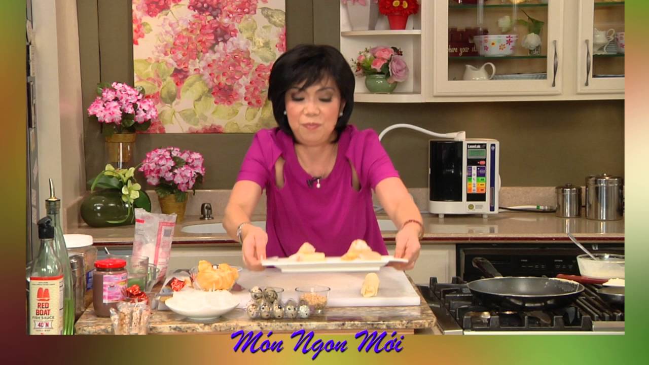 Uyen Thy's Cooking - Bò Bía Ngọt & Bánh Tráng Nướng