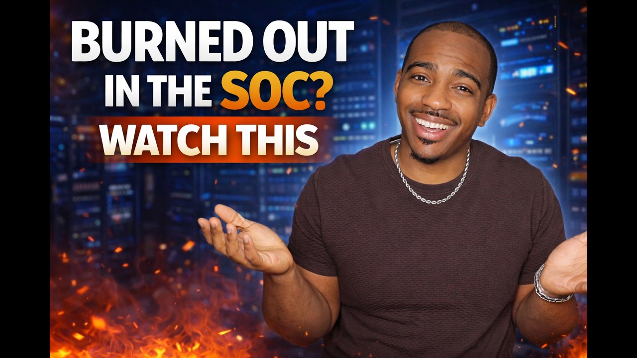 Burned Out in the SOC? Watch This.