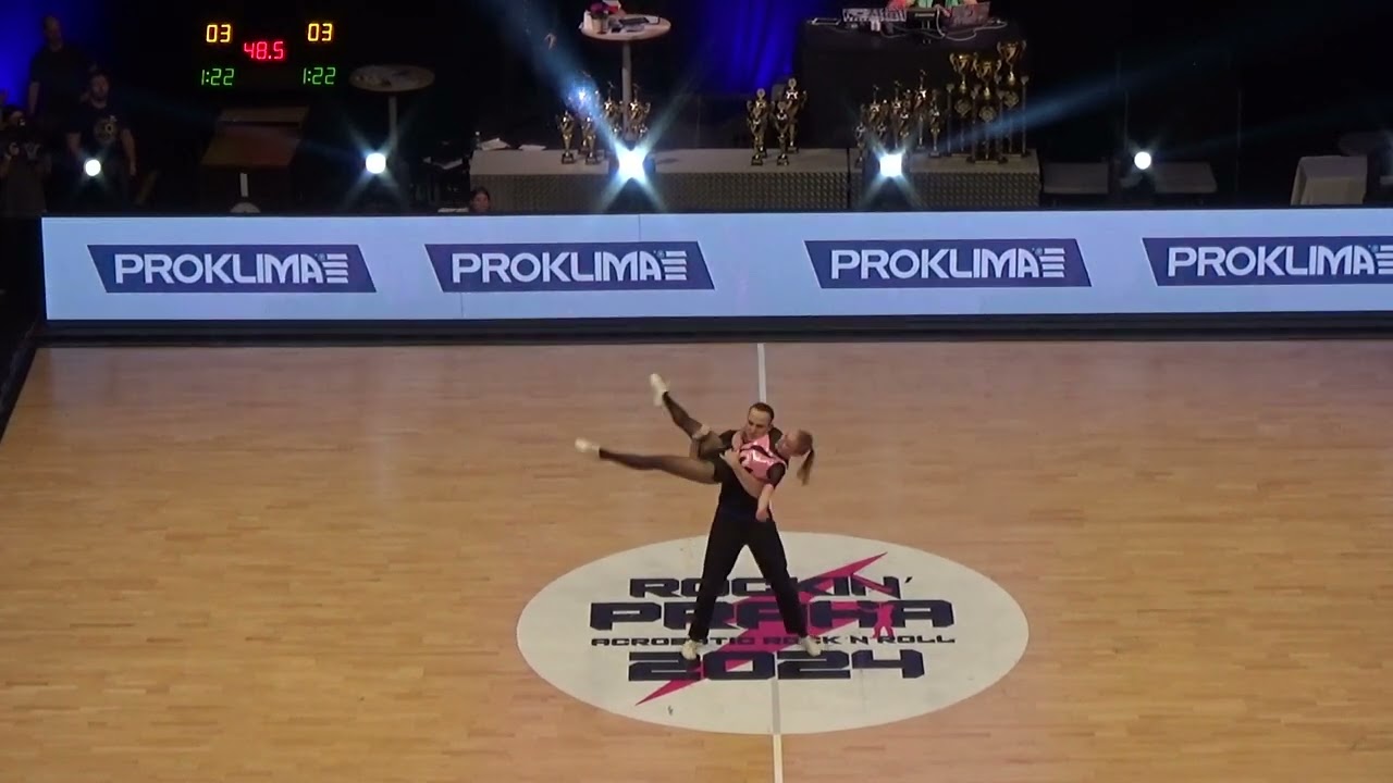 MCFS ACRO, CZE   DVOŘÁKOVÁ Marie   JAKUBEC Jiří, 3  Place  [www.rokenrol.cz]