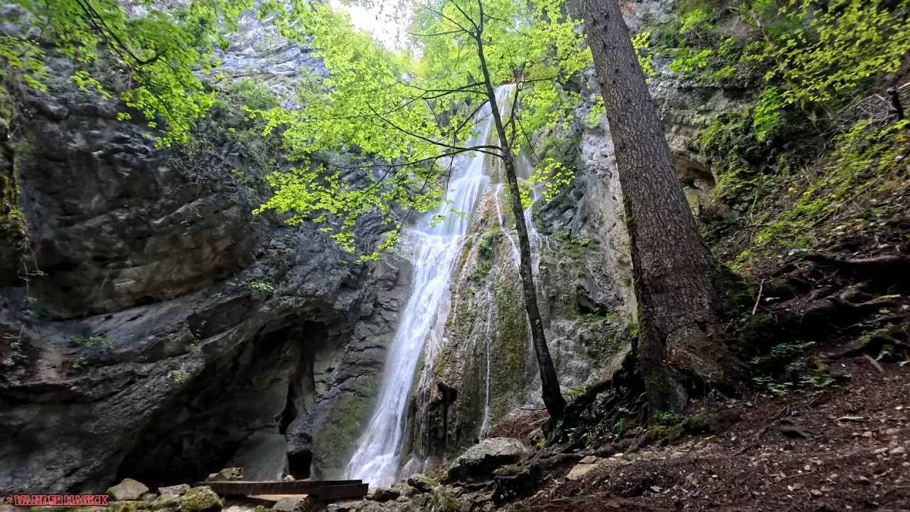 Grotte de Môtiers Val de Travers Switzerland Waterfall