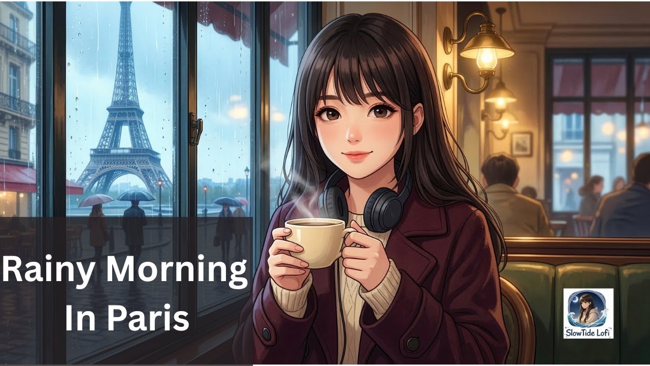Rainy Morning in Paris ☕🗼 Lofi Mix - 30 Min | French Cafe Vibes