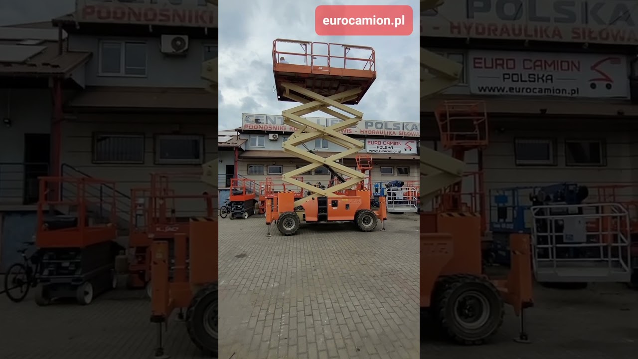 JLG RT podnośnik nożycowy zwyżka 15 m diesel 4x4 scissor lift aerial work platform diesel