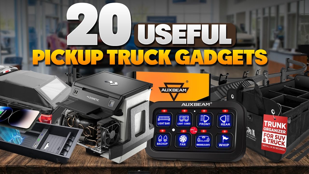 20 Useful PICKUP TRUCK Gadgets On Amazon You Should BUY