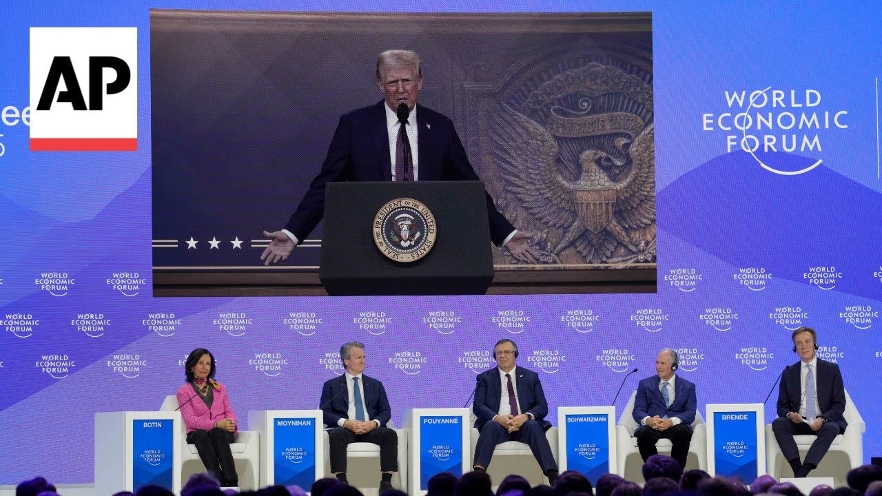 Trump tells global elites in Davos to invest in US or face tariffs