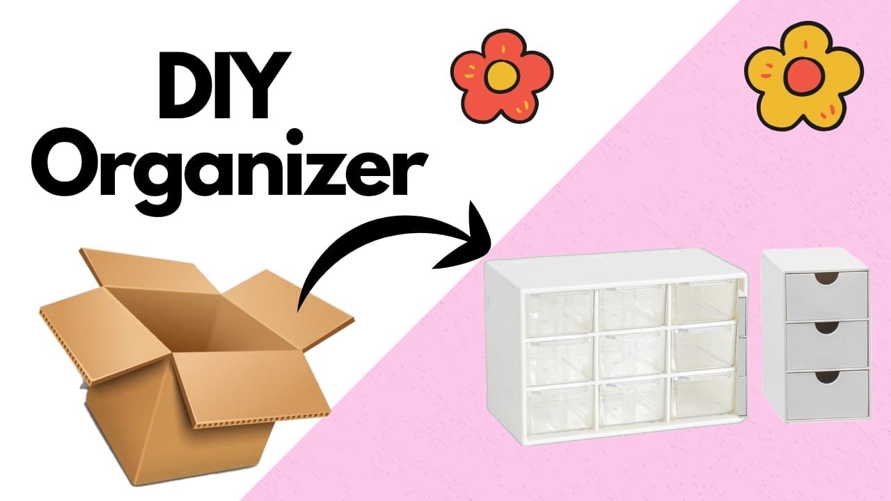 DIY 9 Drawer | How to make storage box | DIY organizer 