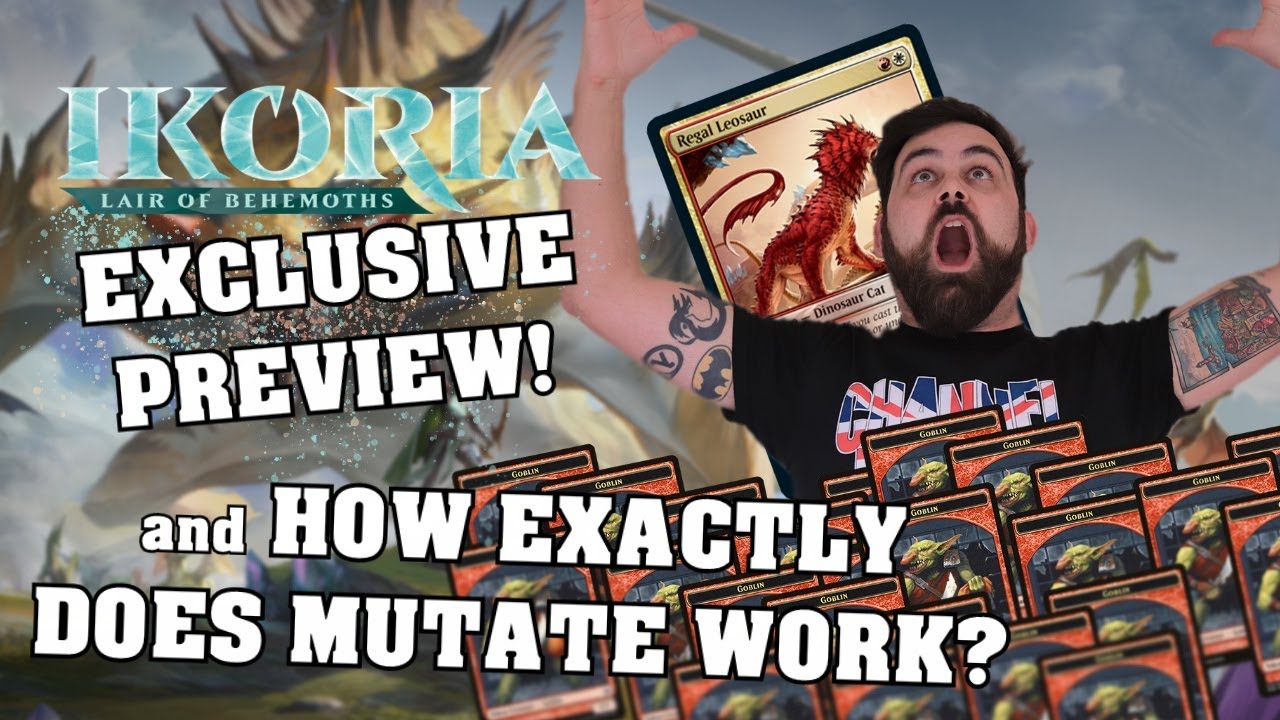 Exclusive Ikoria Preview Card - Regal Leosaur! - and Understanding Mutate! - MTG Spoiler Discussion