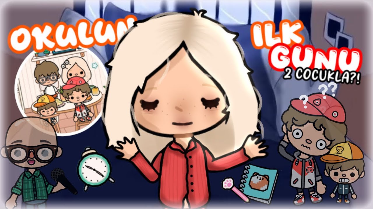 OKULUN İLK GÜNÜ?!🏫📚/TOCA LIFE WORLD TÜRKÇE/ SUNRISE TOCA🤍🧸