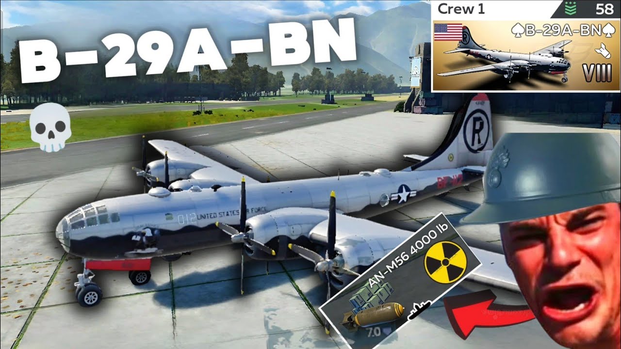 War Thunder Mobile B29 ☢️ THE NUKE EXPERIENCES