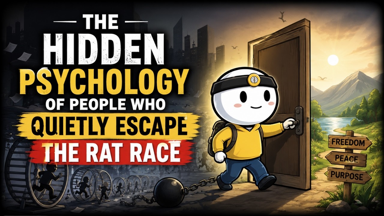 The Hidden Psychology of People Who Quietly Escape the Rat Race