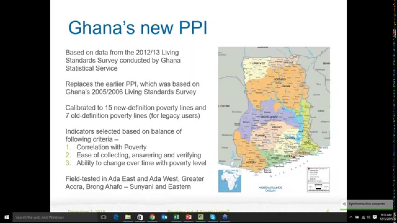Ghana PPI 2012 Launch Indicator Training