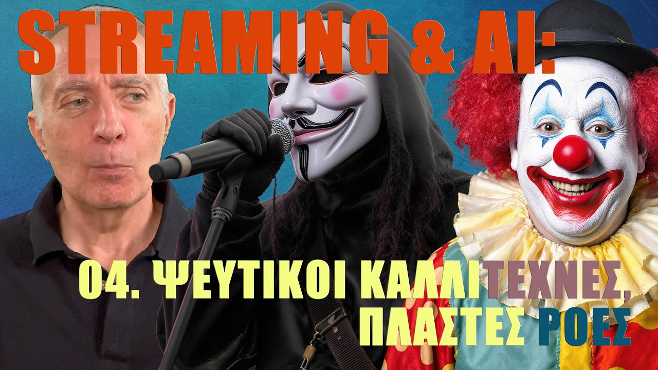Επ. 052: AI & Streaming - 04. Ψεύτικοι καλλιτέχνες, πλαστές ροές