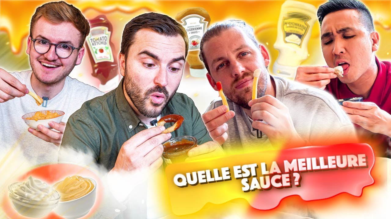 La meilleure dégustation de Sauces ! (Mayo, barbecue, algérienne, burger, ketchup...)
