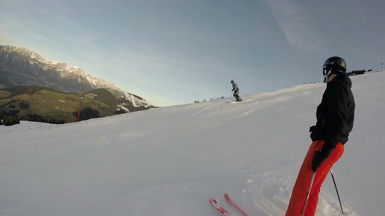 Skiwelt 2022_23 - Hohe Salve Descent, Black 42, Red 45