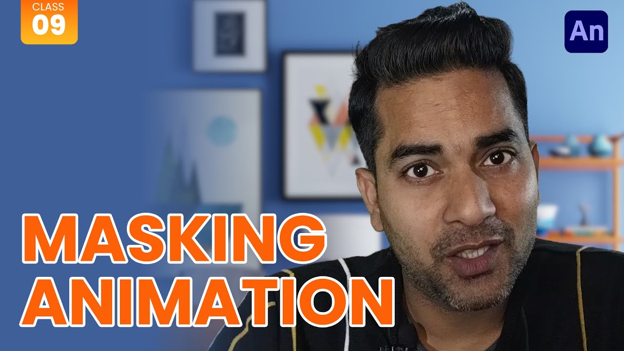 🌟Advanced Masking Animation in Adobe Animate CC 2022 tutorial in Hindi - Class-9