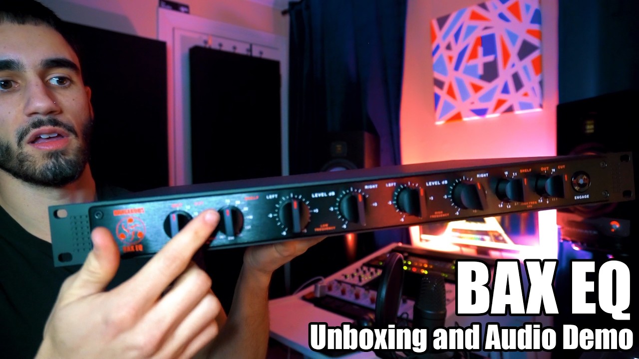 Dangerous Music BAX EQ Unboxing and Audio Demo