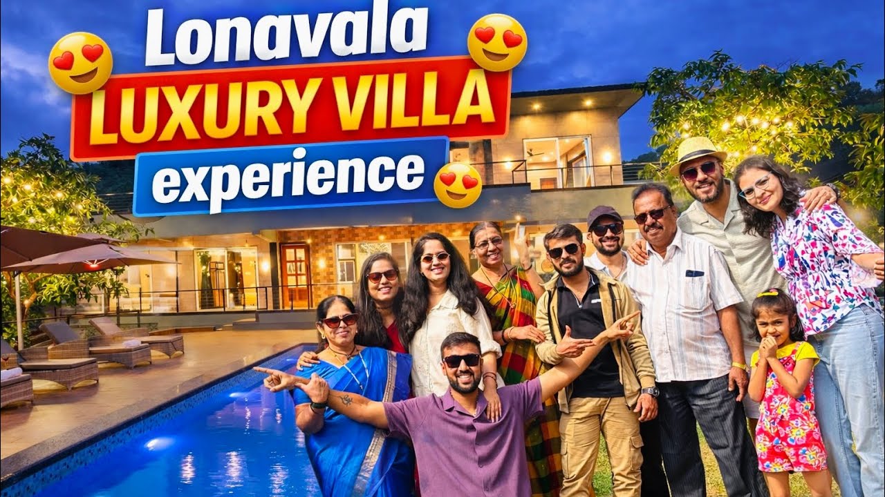 5⭐️ Villa Experience in Lonavala 😍🌴| Family Vacation Vlog 💃😍| Abhi & Vidya