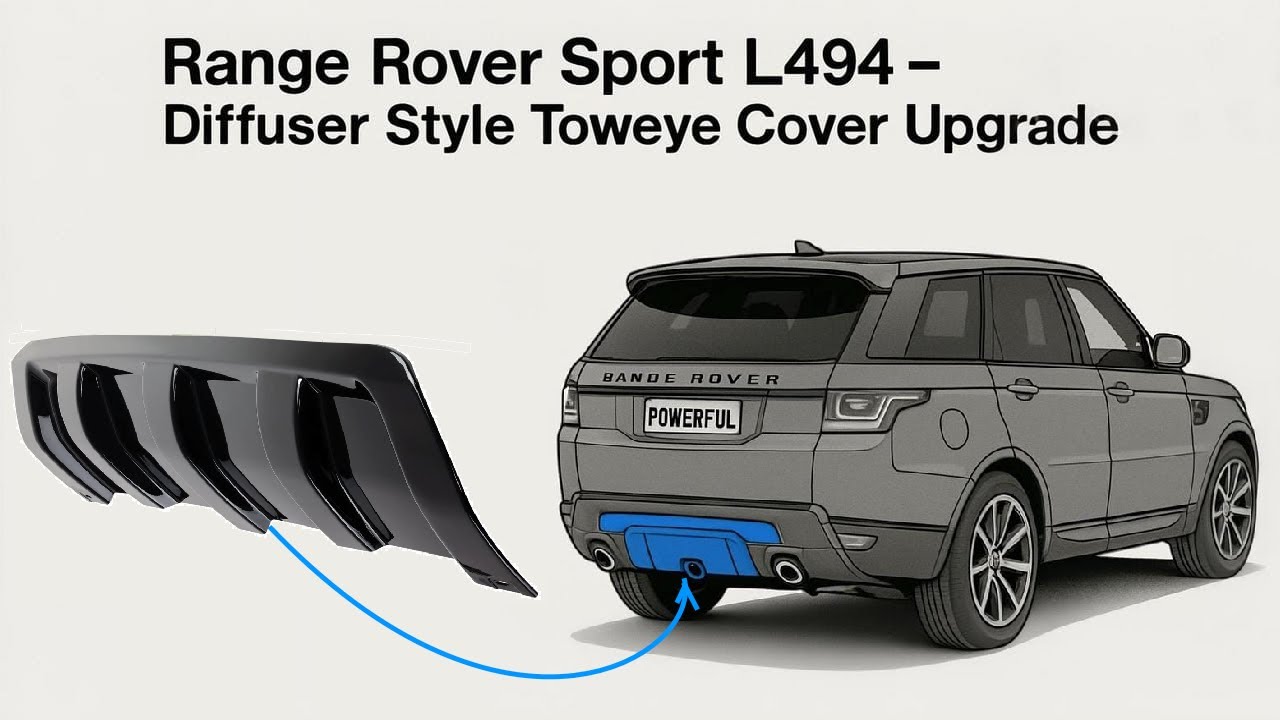 Капот / дефлекторы капота Range Rover Sport L494 — как снять и обновить