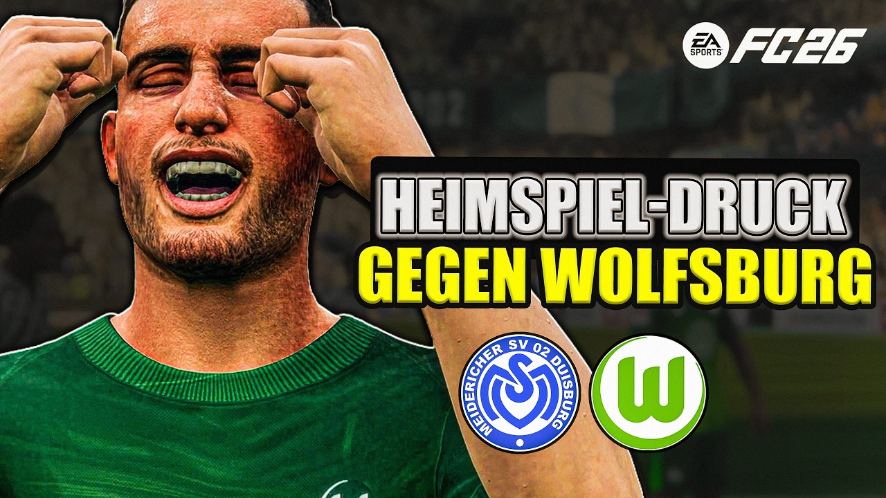 Heimspiel unter Druck: Wolfsburg kommt! | MSV Duisburg | EA FC 26 Karriere