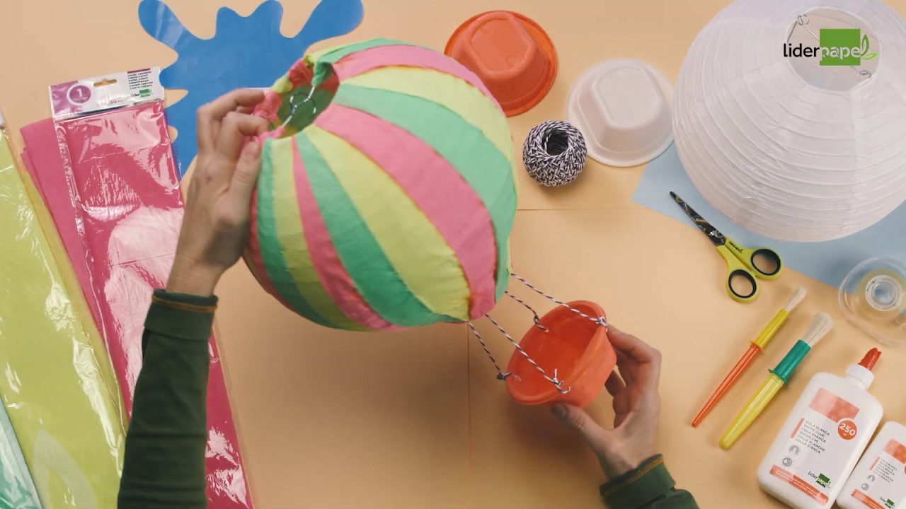 Cómo realizar un globo Aerostático Multicolor
