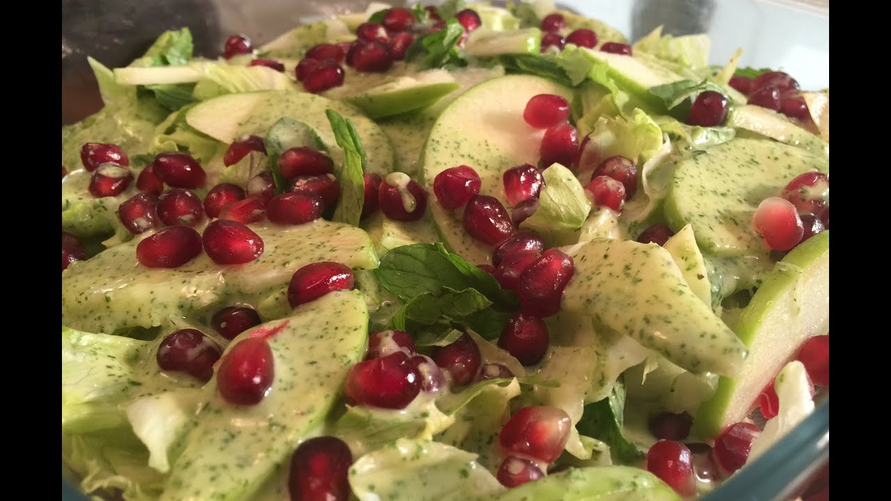 سلطة التفاح بالصلصة الايطالية - Rula-Yummies