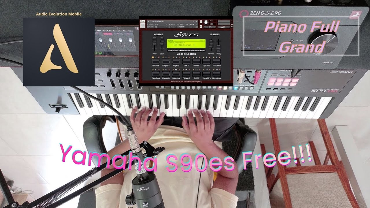 Pack de Sonidos Gratuitos Yamaha S90es .Sf2 + Proyecto - Audio Evolution Mobile