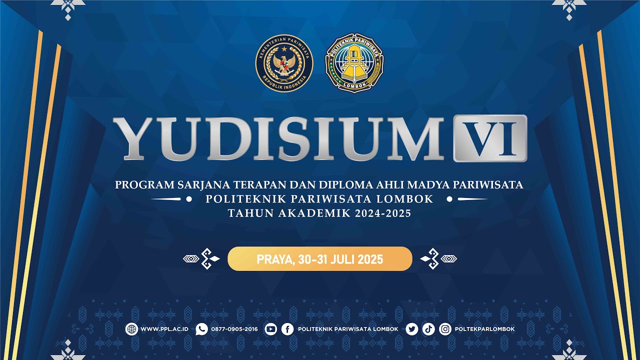 [LIVE] Yudisium VI 2025 - Politeknik Pariwisata Lombok Prodi Usaha Perjalanan Wisata