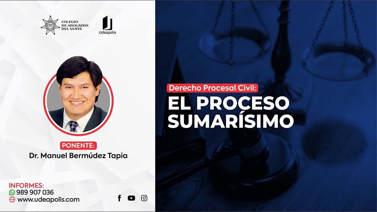 El Proceso Sumarísimo | Manuel Bermúdez Tapia