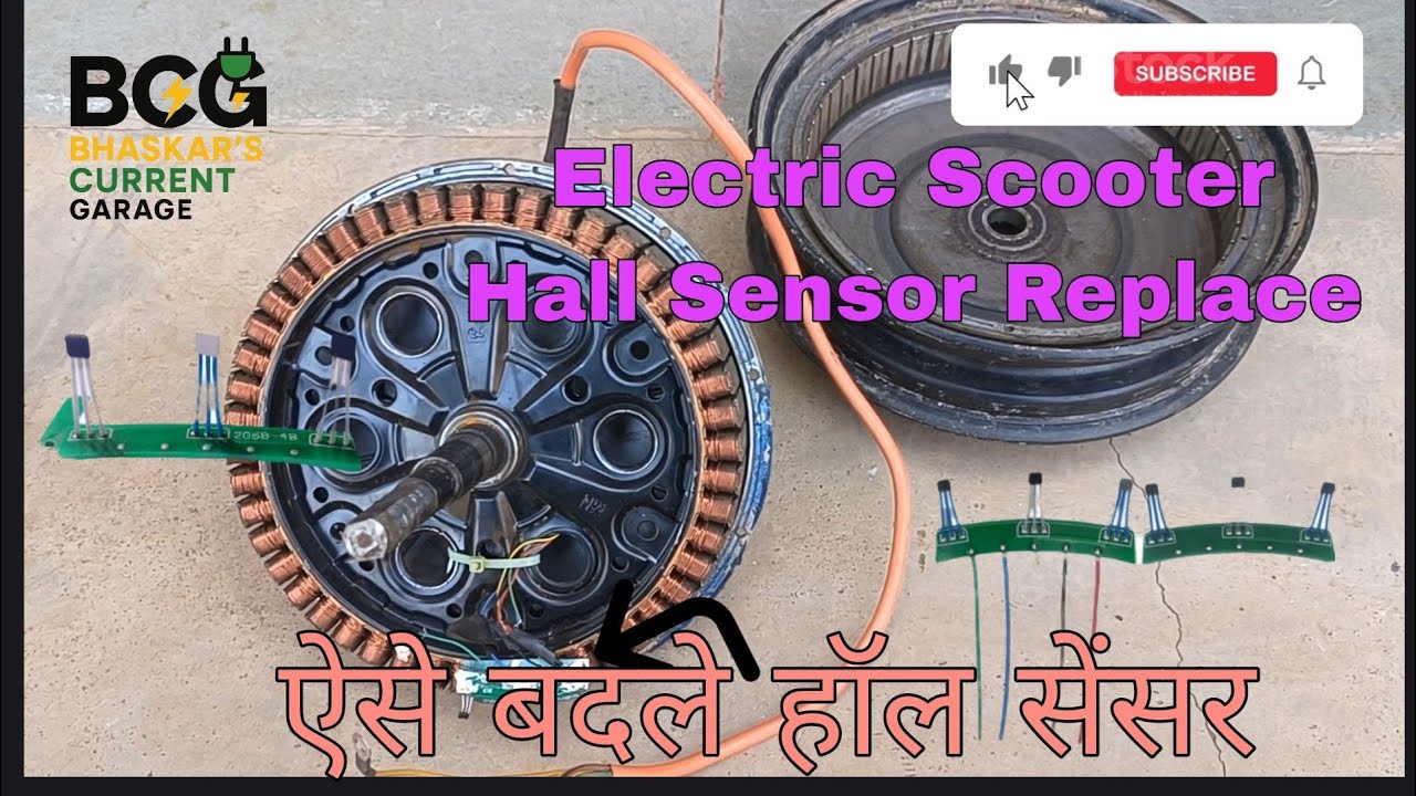 How to Replace Hall Sensor Plate | Hub Motor || #electric #automobile @Bhaskar31BCG 