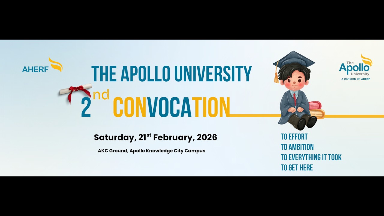 2nd Convocation Ceremony of The Apollo University-Chittoor