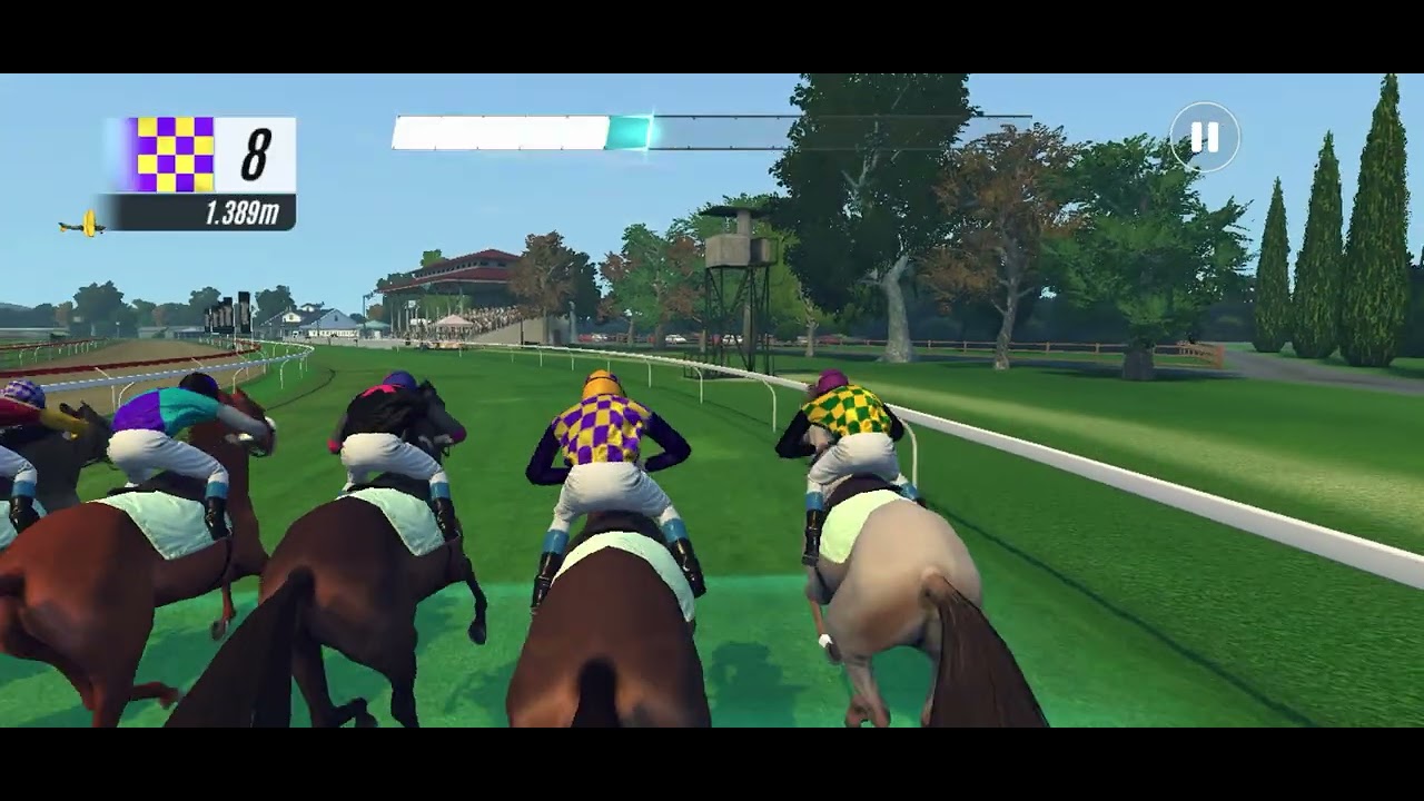 El juego se llama HORSE RACING