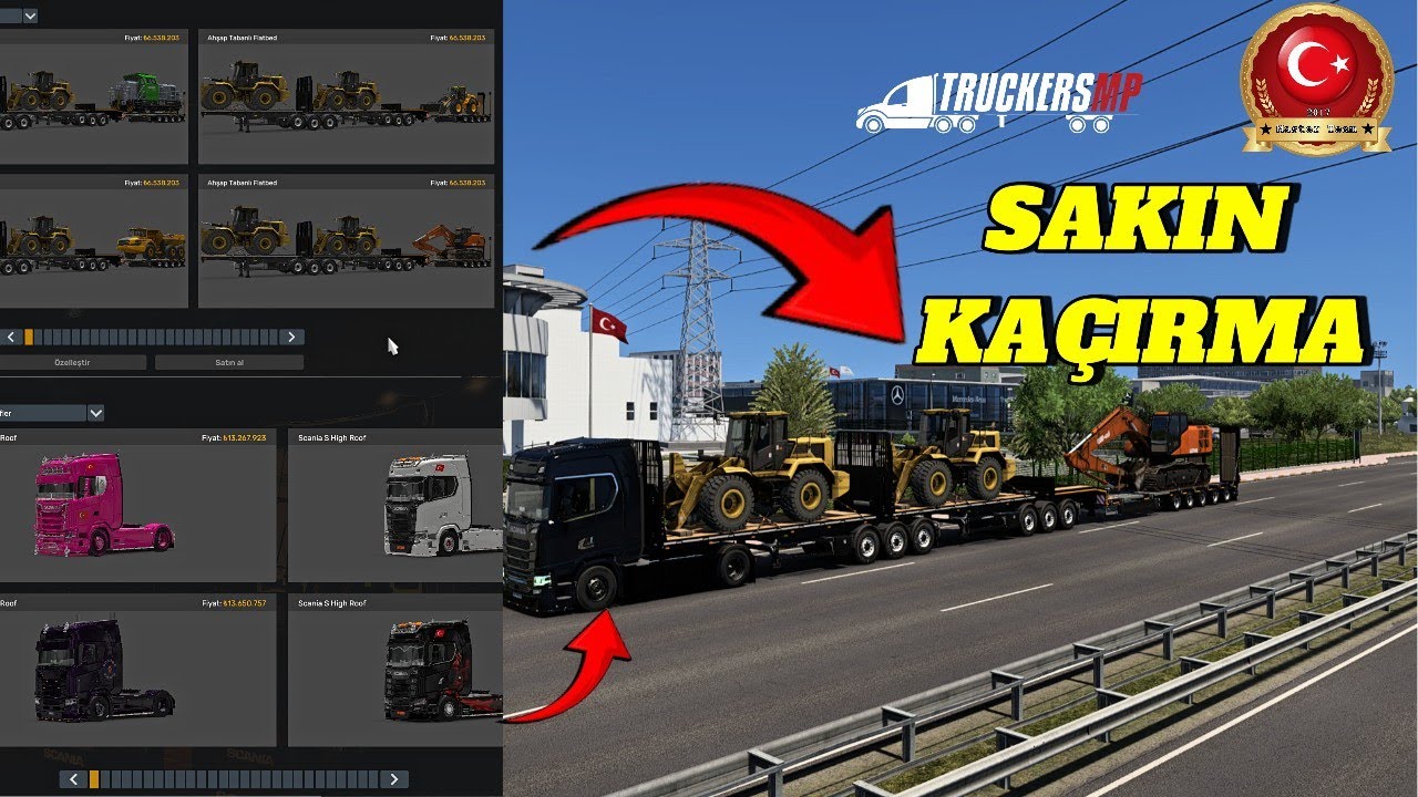 SINIRSIZ KODLU SAVE TIR + DORSE KODLAMA YARDIMCISI MOD TRUCKERSMP UYUMLU ETS2NİN EN KRAL MODU